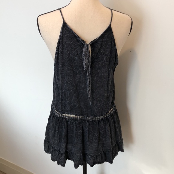 Altar'd State Charcoal Sleeveless Tank Top - Picture 1 of 9